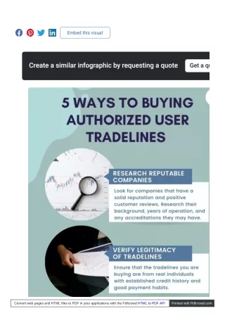 5 Ways to Buying Authorized User Tradelines