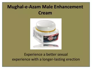 Mughal-e-Azam Enlargement Cream Rapid Growth for Men