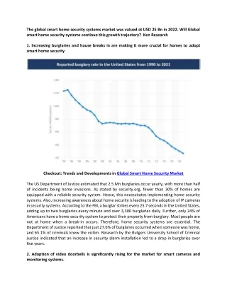 Global Smart Home Security Market Outlook to 2027: Ken Research