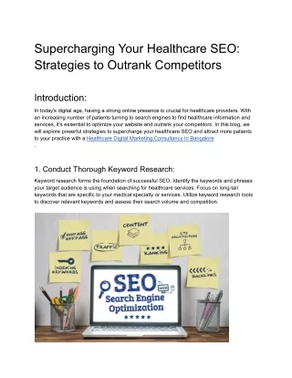 Supercharging Your Healthcare SEO_ Strategies to Outrank Competitors