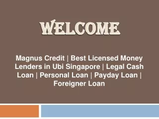 Best Personal Loan in Kampong Ubi