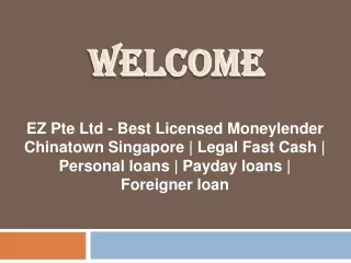 Best Monthly Loan in Chinatown