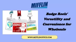 Badge Reels' Versatility and Convenience for Wholesale