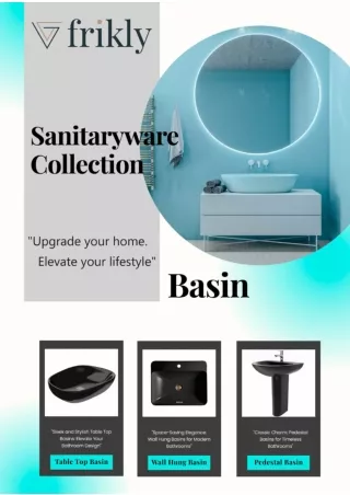 Premium Quality Basin Online at Low Prices In India | Frikly