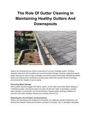 Gutter Cleaning Melbourne Wide - Vacuum Gutter Cleaner