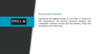 Buy Live Resin Vancouver | Buyweed.cc