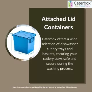 Shop attached lid containers at great prices from Caterbox