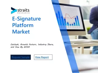 E-Signature Platform Market Size, Share and Forecast to 2031