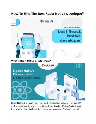 How to find the best React Native developer