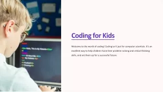 Coding for kids