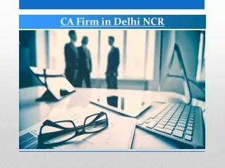 CA Firm in Delhi NCR