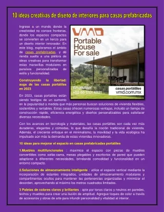 casas portatiles