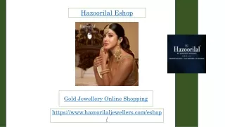 Gold Jewellery Online Shopping