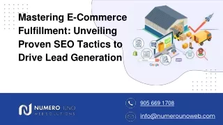 Mastering E-Commerce Fulfillment Using SEO Strategies