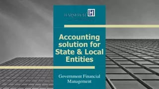 Accounting solution for State & Local govenment Entities