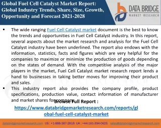 Fuel Cell Catalyst -Chemical Material