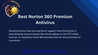 Best Norton 360 Premium Antivirus