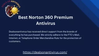 Best Norton 360 Premium Antivirus