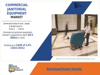 Commercial Janitorial Equipment Market Expected to Reach $8.9 Billion by 2031—Al