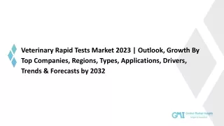 Veterinary Rapid Tests Market