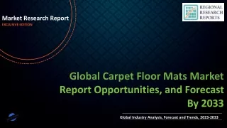 Carpet Floor Mats Market Report Covers Future Trends With Research 2023 to 2033