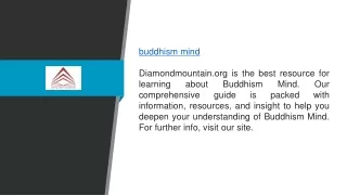 Buddhism Mind  Diamondmountain.org