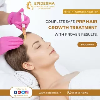 Platelet-Rich Plasma (PRP) Therapy for Hair Loss | Epiderma Skin and Hair Clinic