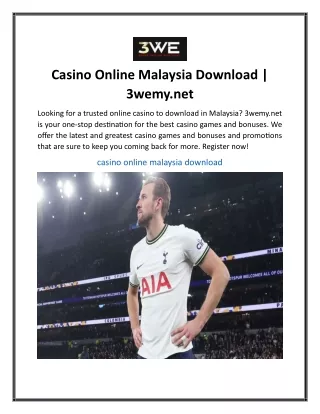 Casino Online Malaysia Download  3wemy.net.