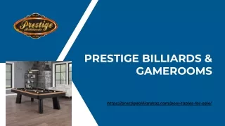 Pool Games Table | Prestigebilliardsaz.com