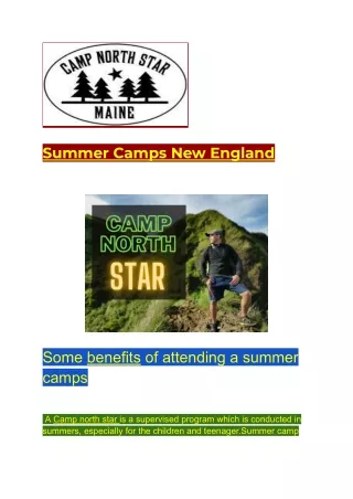 Summer Camps New England (1)
