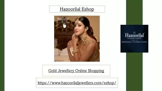 Gold Jewellery Online Shopping