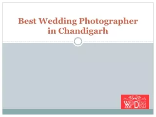 Best Wedding Photographer in Chandigarh