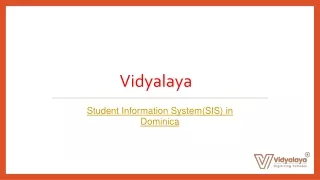 Student Information System in Dominica