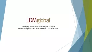 Emerging Trends and Technologies in Legal Outsourcing Services: What to Expect i