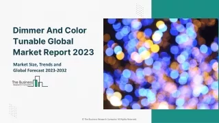 Dimmer And Color Tunable Market: Industry Insights, Trends And Forecast To 2032