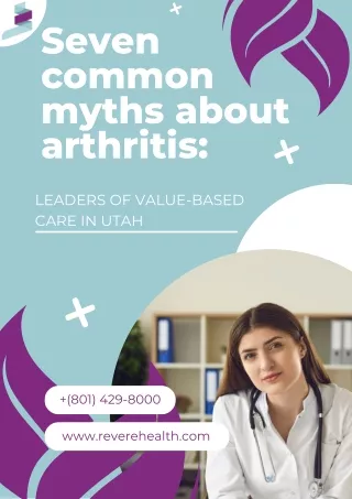 Seven common myths about arthritis