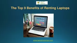 The Top 9 Benefits of Renting Laptops