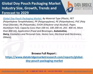 Global Doy Pouch Packaging Market