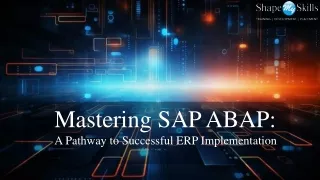 Best ERP SAP ABAP Training Institute in Noida