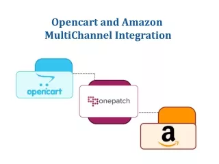 Opencart and Amazon Multi Channel Integration | Ecommerce Software Solution