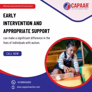Early intervention and appropriate support for Autism Children | CAPAAR