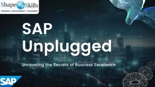 SAP Unplugged- Unraveling the Secrets of Business Excellence
