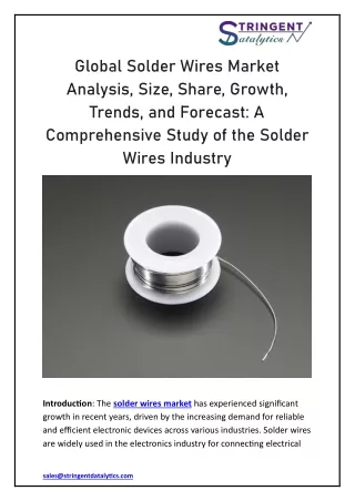 Global Solder Wires Market