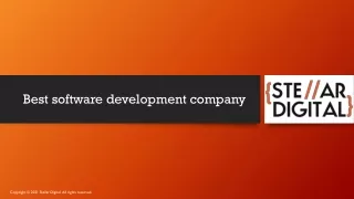 Best software development company