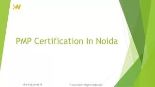 PMP Certification In Noida 2.0