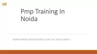 Pmp training in noida 2