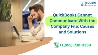 [RESOLVED] QuickBooks Cannot Communicate with the Company File