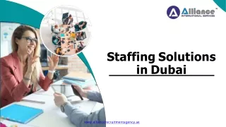 Staffing Solutions in Dubai