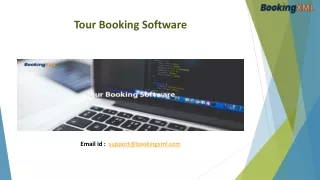 Tour Booking Software