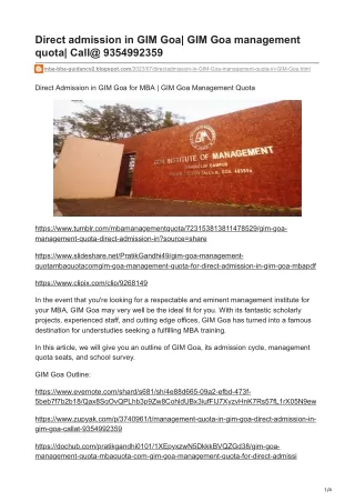 GIM Goa management quota-mba-bba-guidance2.blogspot.com-Direct admission in GIM Goa  Call 9354992359